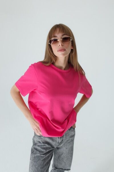 Футболка женская Тезис, фуксия, 46-48 - фото 3