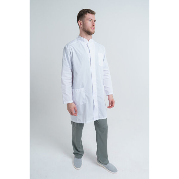 Халат мужской 68ТСД, белый, 48 - фото 1