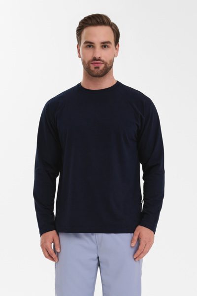 Лонгслив мужской Тезис TZ512, темно-синий, 50