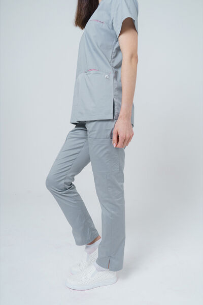 Брюки женские Тезис TZ210, серый, 46 - фото 3