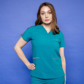 Туника женская 256 Louisiana, R130 аквамарин, XL