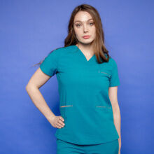 Туника женская 256 Louisiana, R130 аквамарин, XXL