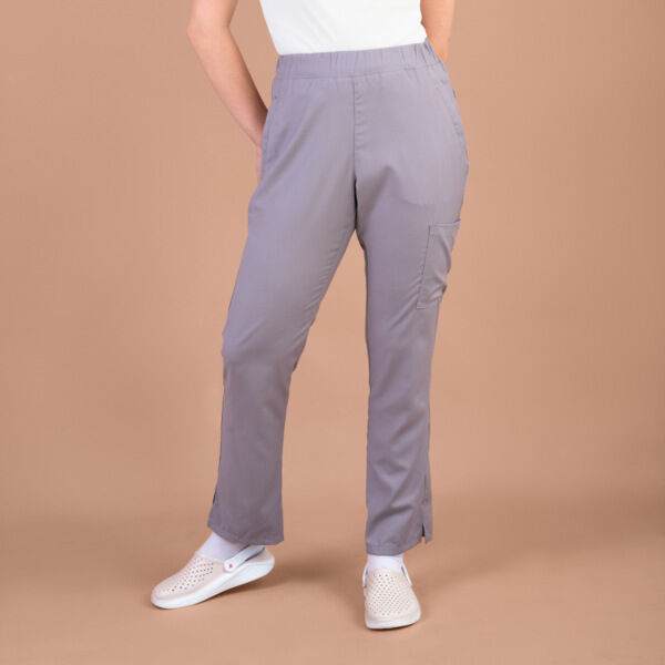 Брюки женские Тезис TZ310, серо-бежевый, 56 - фото 0