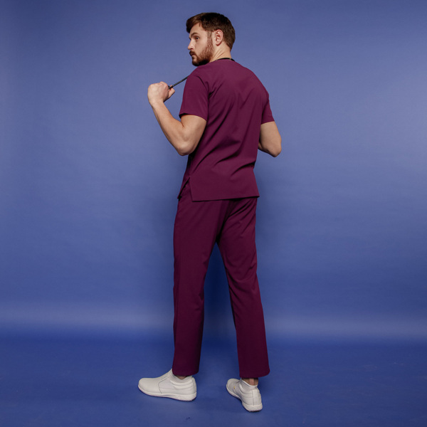 Брюки мужские, R143 пурпурно-фиолетовый, S - фото 2