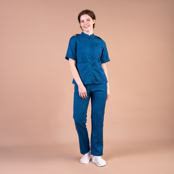 Брюки женские Тезис TZ315, синий, 48 - фото 2