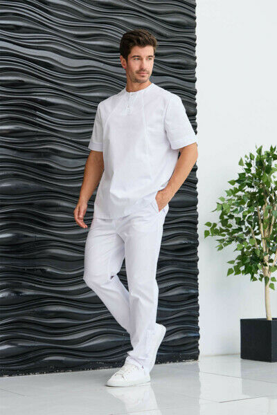 Туника мужская Dr. Nice на 2-х кнопках, белый, 52 - фото 3