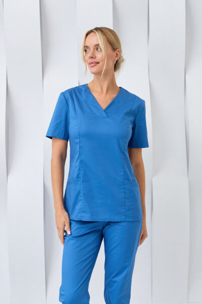 Топ женский Dr. Nice, хирургический, голубой, 50 - фото 2