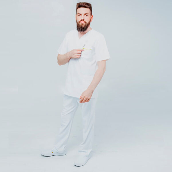 Туника мужская 245 Vermont, R150 белый, L - фото 1