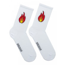 Носки мужские, "Огонь", белый, 41-45