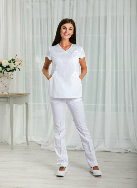 Туника женская WW120, белый, 54 - фото 1