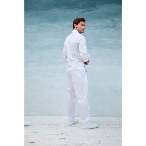 Комбинезон мужской Dr. Nice, с поясом с пряжкой, белый, 48 - фото 3