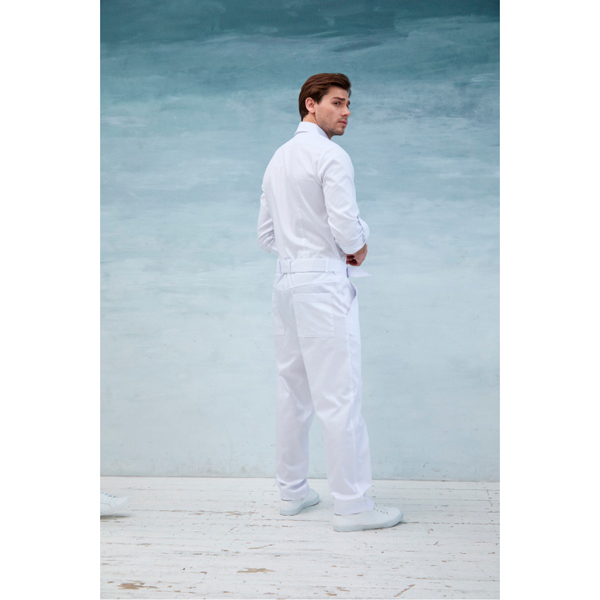 Комбинезон мужской Dr. Nice, с поясом с пряжкой, белый, 54 - фото 3