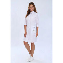 Халат женский 206, белый, 42