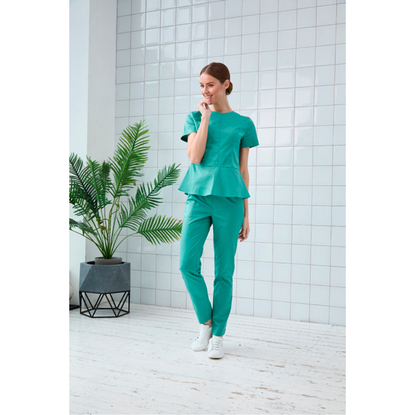 Туника женская Dr. Nice «Алекс», с коротким рукавом, зеленый, 44 - фото 3