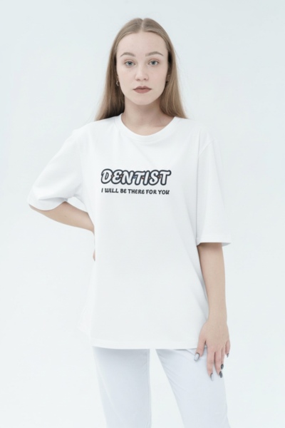 Футболка женская Тезис, принт 