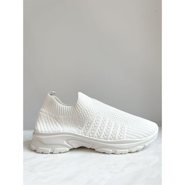 Слипоны женские, белый, 35 - фото 1