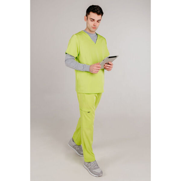 Брюки медицинские мужские Northam, салатовый, M - фото 0
