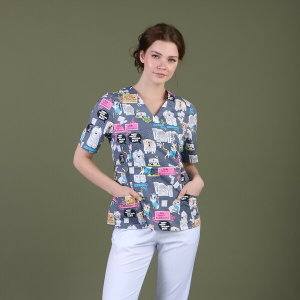 Туника женская Тезис TZ305, принт 