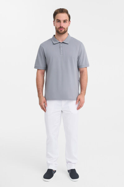 Поло мужское Тезис TZ550, серый, 50 - фото 3