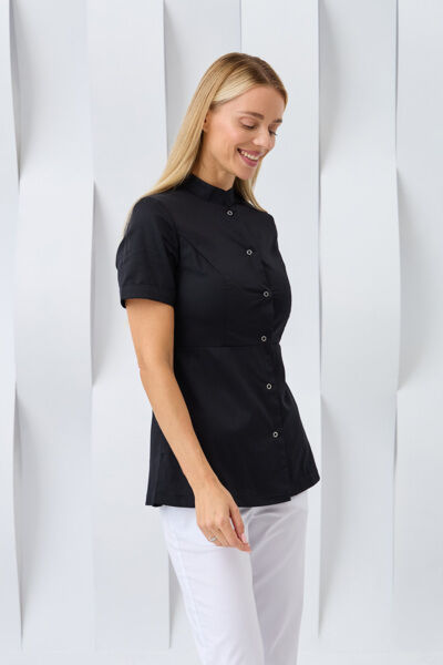 Туника женская Dr. Nice на кнопках, черный, 50 - фото 1