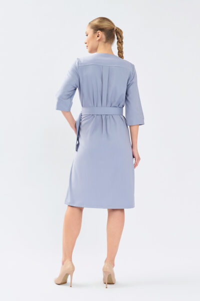 Халат-платье Тезис TZ150, серый, 52 - фото 4