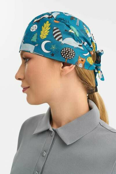 Шапочка медицинская Тезис TZ002, принт 