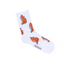 Носки женские, "Лисички", белый, 36-40