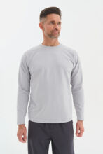 Лонгслив мужской Тезис TZ512, серый, 48