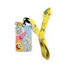 Бейдж с лентой, принт "Спанч Боб", желтый