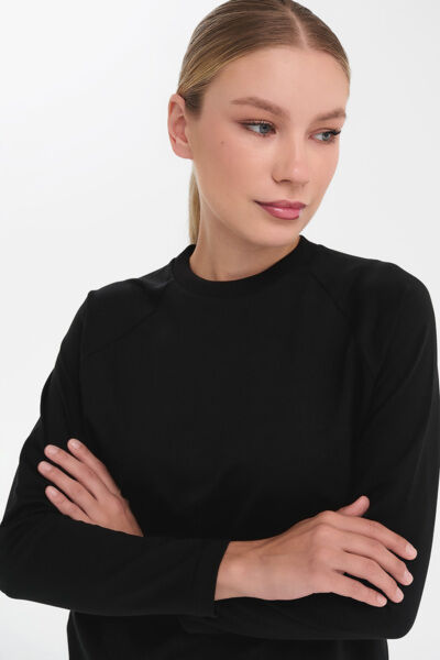 Лонгслив женский Тезис TZ112, черный, 46 - фото 5