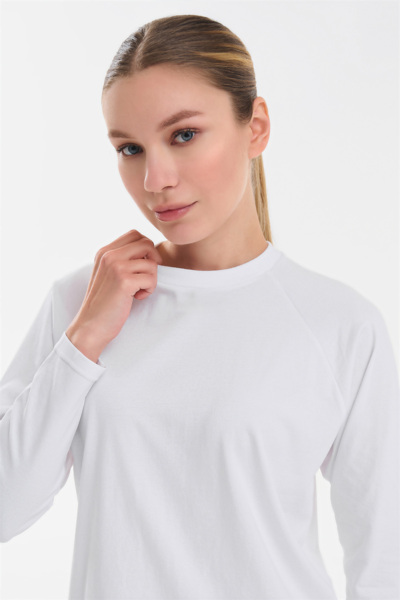 Лонгслив женский Тезис TZ112, белый, 52 - фото 1