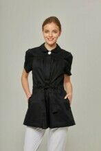 Туника женская Dr. Nice на пуговицах, черный, 48