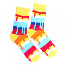 Носки мужские, "Краски", желтый, 41-45