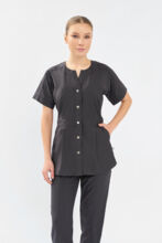 Рубашка женская Тезис TZ462, графит, 42