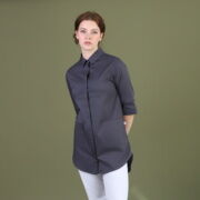 Рубашка женская на кнопках Тезис TZ450, графит, 42