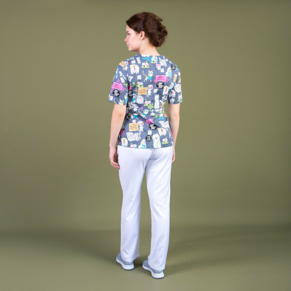 Брюки женские Тезис TZ315, белый, 56 - фото 2