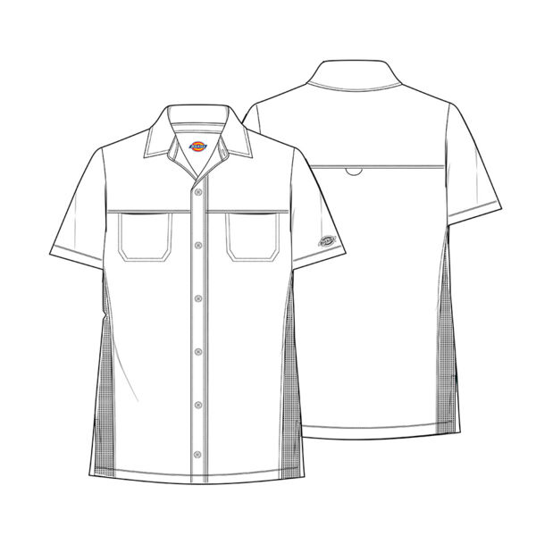 Рубашка мужская Dickies DK820, синий, L - фото 4