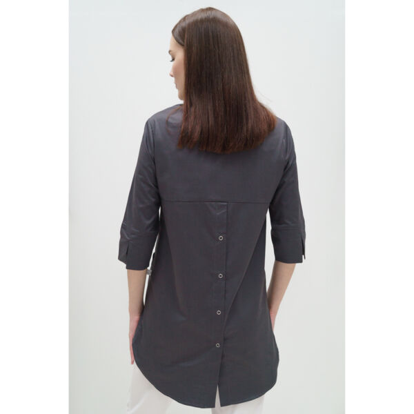 Рубашка женская на кнопках TZ450, графит, 44 - фото 3