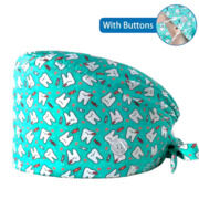 Шапочка медицинская, принт 