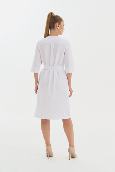 Халат-платье Тезис TZ150, белый, 46 - фото 2