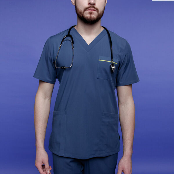 Туника мужская 245 Vermont, R156 тёмно-синий, M - фото 0