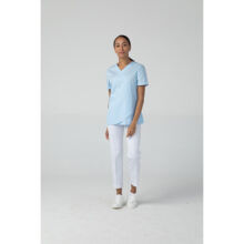 Туника женская Dr. Nice, короткий рукав, голубой, 50