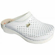 Сабо Леон PU100, женские, белые, 39