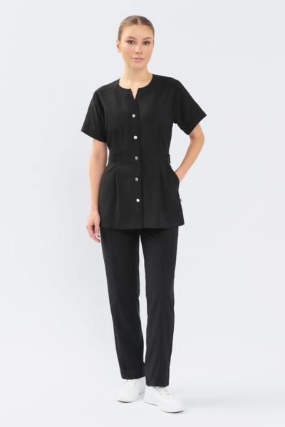 Рубашка женская Тезис TZ462, черный, 50 - фото 2