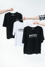 Футболка мужская Тезис, принт "Dentist", серый, 52-54