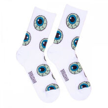 Носки мужские, "Глаза", белый, 41-45