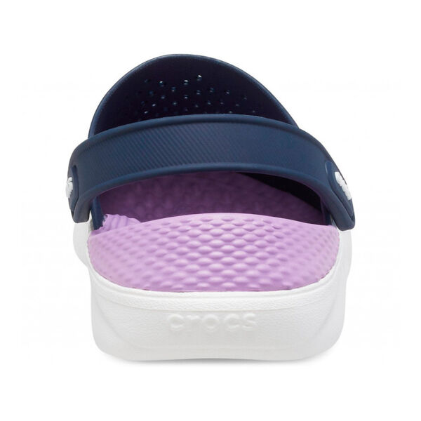 Сабо CROCS LiteRide Clog, темно-синие с сиреневым задником, 39-40 - фото 5
