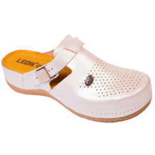 Тапочки-сабо Леон 950, женские, перламутровые, 36