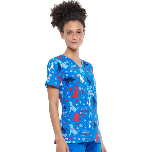 Топ женский Cherokee CK671, собачки, XS - фото 3