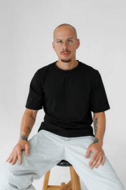 Футболка мужская Тезис TZ510, черный, 50-52